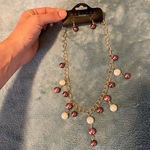 Beautiful Necklace with matching earrings